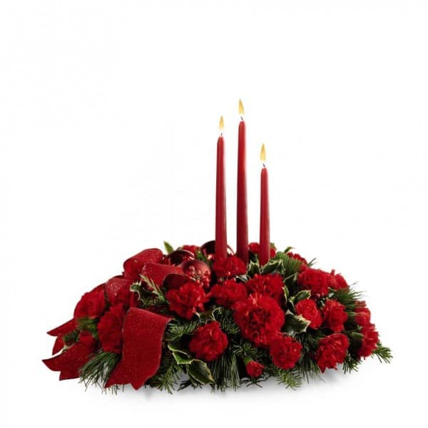 The FTD Lights of the Season Centerpiece