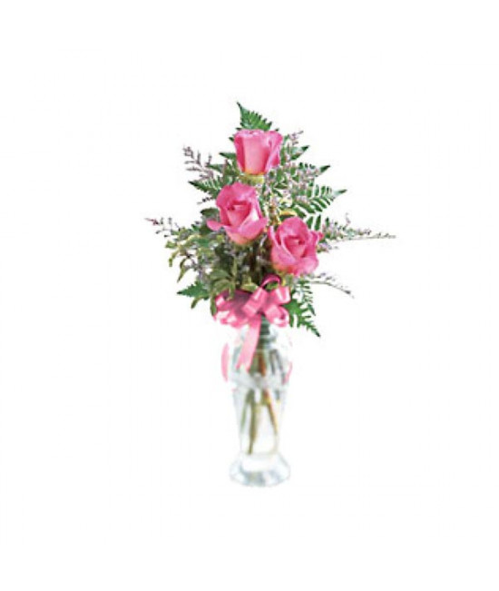 Branche de baie rose L 28cm 12pcs-75688