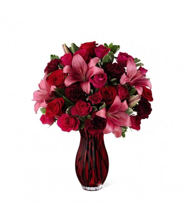 The FTD® Red Romance™ Rose Bouquet - Premium