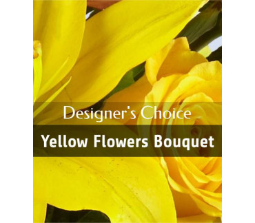 Designer's choice - Yellow flowers bouquet